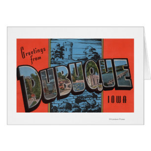 Dubuque, IowaGroße BuchstabenszenenDubuque, IA