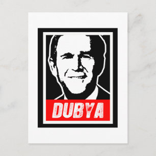 DUBYA POSTKARTE