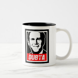 DUBYA ZWEIFARBIGE TASSE