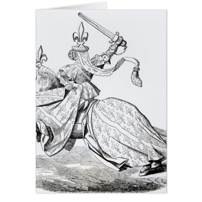 Duc de Bourbon bewaffnete für das Turnier (Vorne)