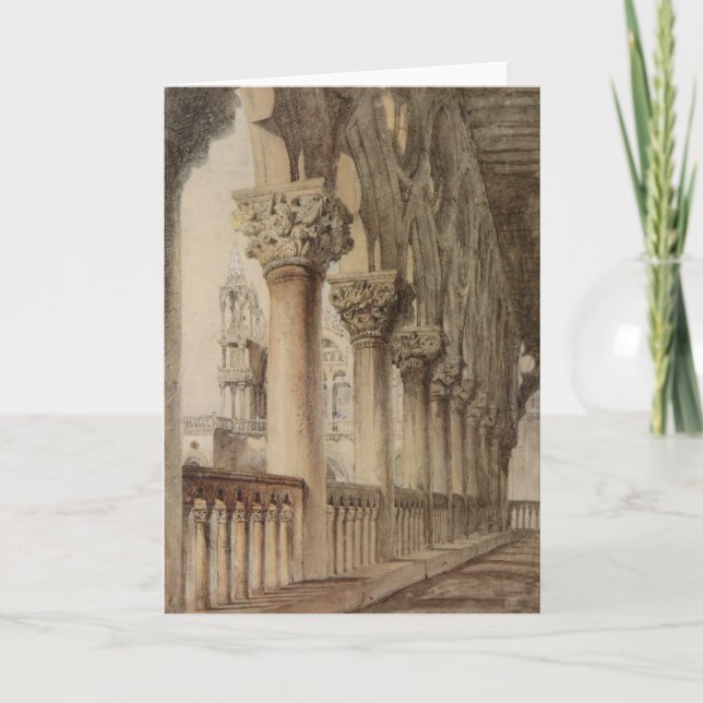 Ducal Palace (von John Ruskin) Karte (Vorderseite)