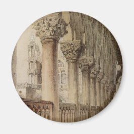 Ducal Palace (von John Ruskin) Magnet