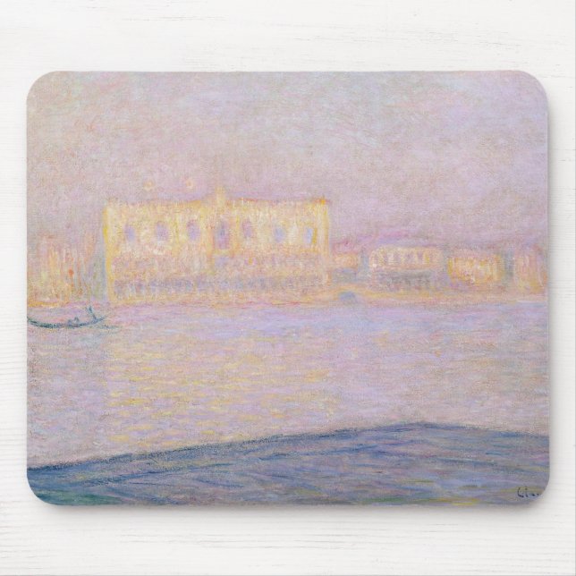 Ducal Palast Claude Monets | von San Giorgio, 1908 Mousepad (Vorne)