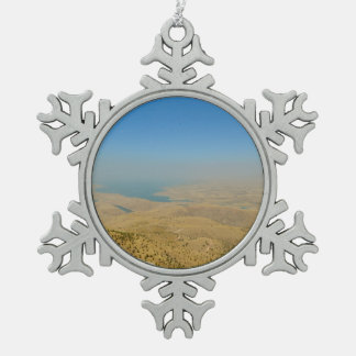 Ducan-See, Kudistan  Schneeflocken Zinn-Ornament