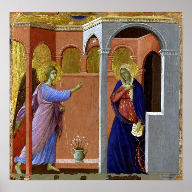 Duccio di Buoninsegna Ankündigung Poster (Vorne)
