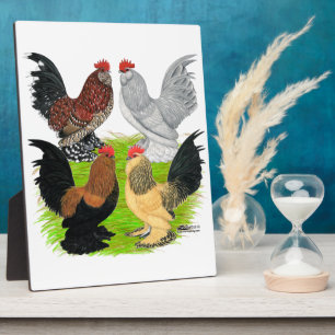 D'Uccles Four Roosters Fotoplatte