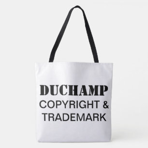 Duchamp, Copyright & Marken Tote Bag