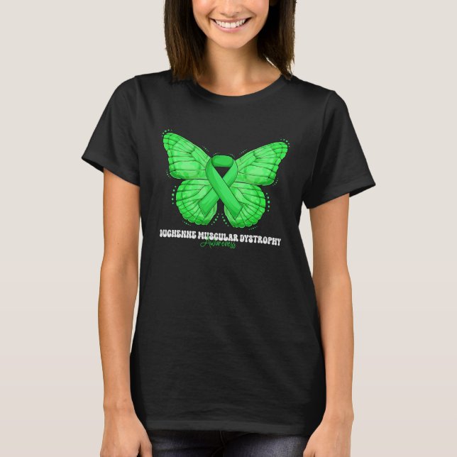 Duchenne Muscular Dystrophy Awareness Month Green  T-Shirt (Vorderseite)