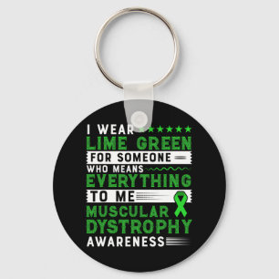 Duchenne Muskeldystrophie Bewusstsein Schlüsselanhänger