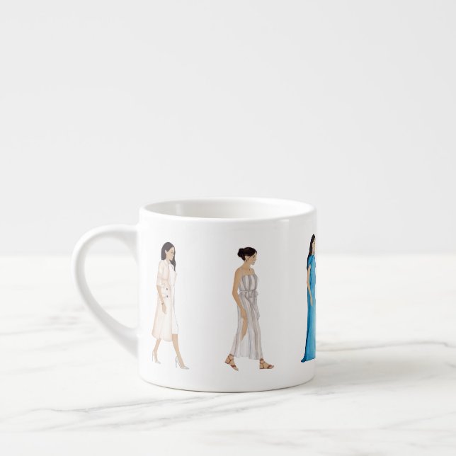 Duchess Meghan Australia Tour Fashion Tasse (Links)