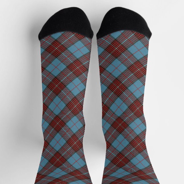 Duchess of Kent Modern Original Scottish Tartan Socken (Oben)