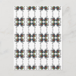 Duchess von Windsor Flamingo Brooch Postkarte