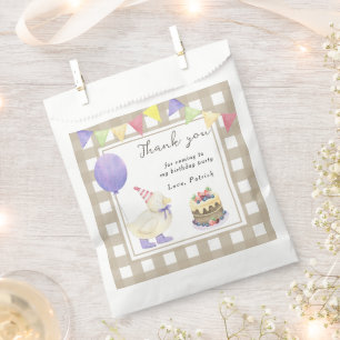 Duck 1. Geburtstag Danke, dass du gekommen bist Geschenktütchen