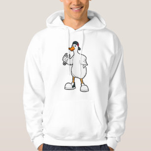 Duck als Handwerker mit Tool & Cap Hoodie