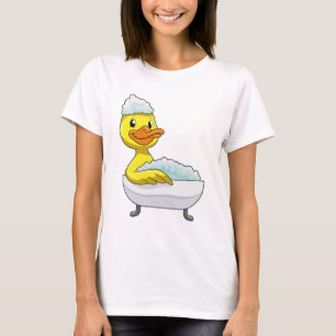 Duck am Baden mit Badewanne & Schaumbad T-Shirt