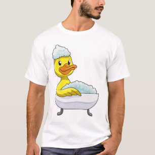 Duck am Baden mit Badewanne & Schaumbad T-Shirt