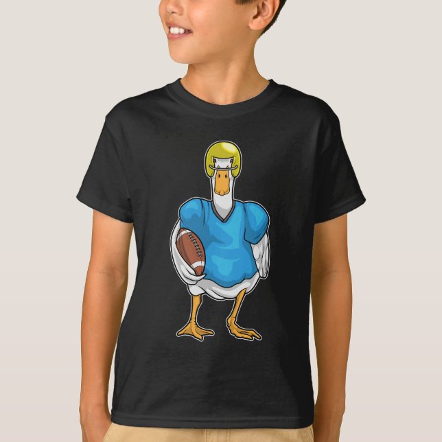 Duck American Football Helmet T-Shirt (Vorderseite)