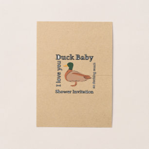 Duck Baby Dusche Einladung