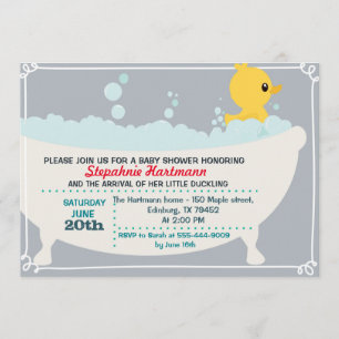 Duck Baby Shower Einladung