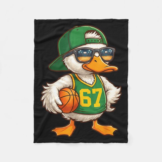 Duck Basketball 67 Gen Alpha Slang Srts Men Boys K Fleecedecke (Vorderseite)