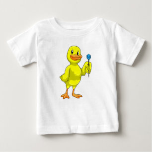 Duck bei Darts mit Dart Baby T-shirt
