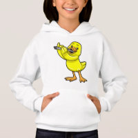 Duck bei Musik mit Flute