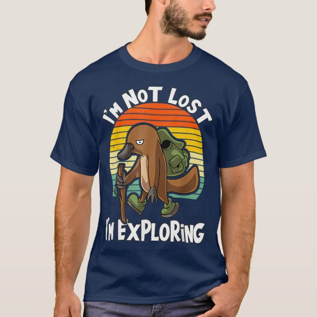 Duck-BIlled Platypus Im Exploration T-Shirt (Vorderseite)
