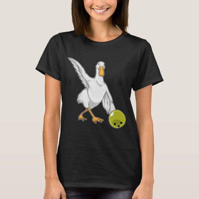Duck Bowling Bowling ball T-Shirt (Vorderseite)