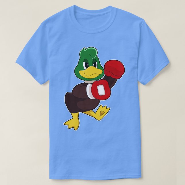 Duck Boxer Boxhandschuhe T-Shirt (Design vorne)