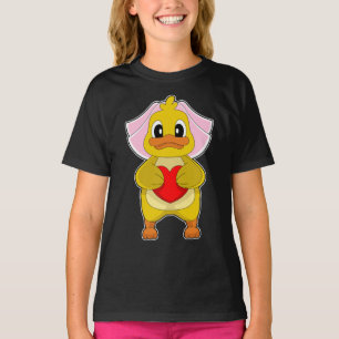Duck Bride Heart Wedding T-Shirt