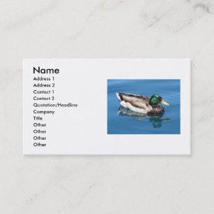Duck Business Card Visitenkarte