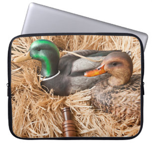 Duck Call Mallard Drake Jagd 15" Laptop Case