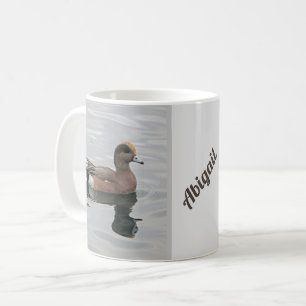 Duck Calm Wigeon Water Brown Lake Kaffeetasse