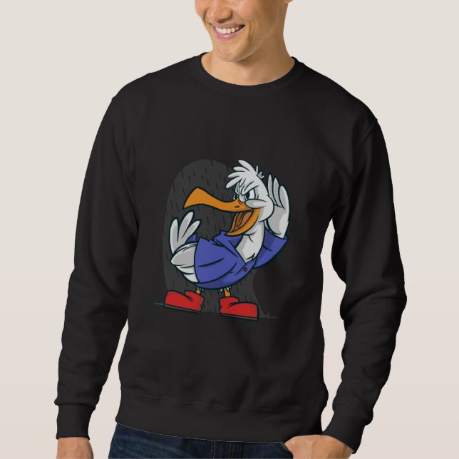 duck can't hear Deaf Sweatshirt (Vorderseite)