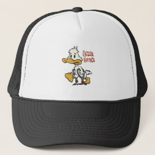 Duck-Cartoon-Klinge Choose Background Truckerkappe