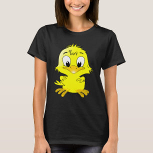 DUCK CHICK EASTER ANIMAL BABY NIEDLICH FLUFFY YELL T-Shirt
