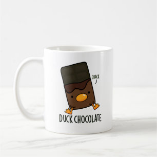 Duck Chocolate Funny Dark Chocolate Puff Kaffeetasse