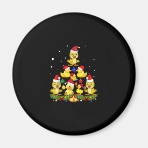 Duck Christmas Tree Magnet