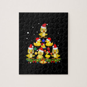 Duck Christmas Tree Puzzle