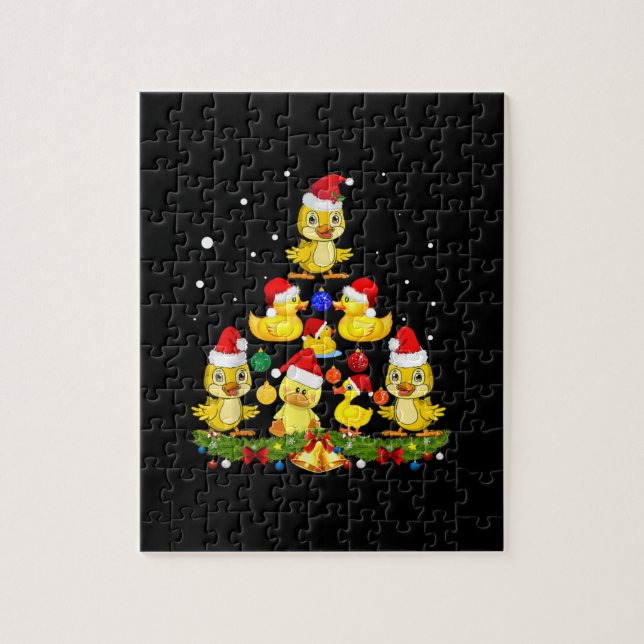 Duck Christmas Tree Puzzle (Vertikal)