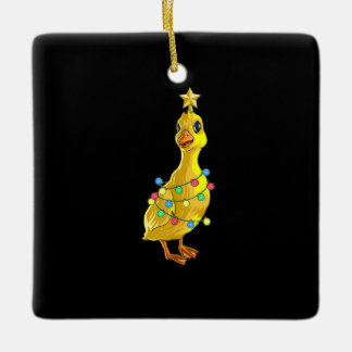 Duck Christmas Tree T Lights Decor Star Geschenk X Keramikornament