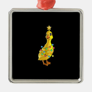 Duck Christmas Tree T Lights Decor Star Geschenk X Ornament Aus Metall