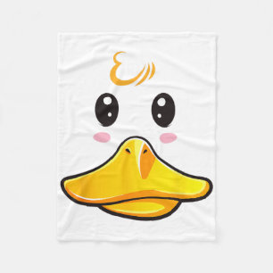 Duck Costume Niedlich Rubber Ducky Face Halloween Fleecedecke