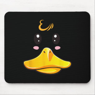 Duck Costume Niedlich Rubber Ducky Face Halloween Mousepad