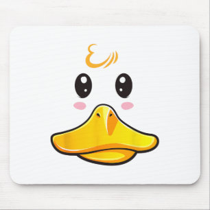 Duck Costume Niedlich Rubber Ducky Face Halloween Mousepad