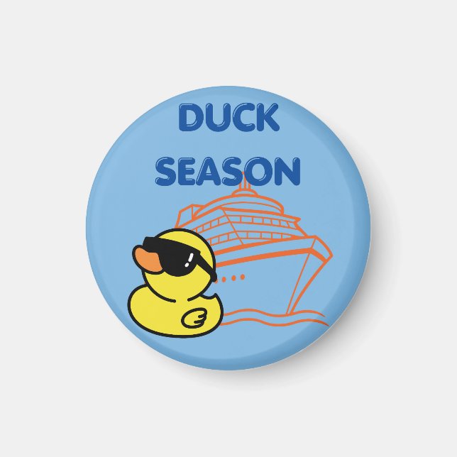 Duck Cruise Ship Magnet (Vorne)