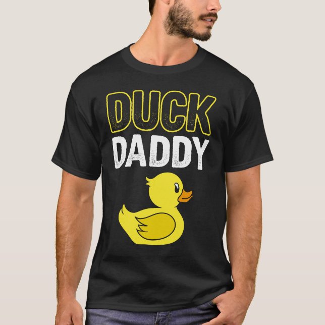 Duck Daddy Funny Duck Vater T-Shirt (Vorderseite)
