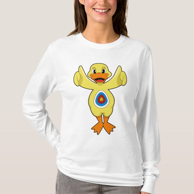 Duck Darts Bullseye T-Shirt (Vorderseite)