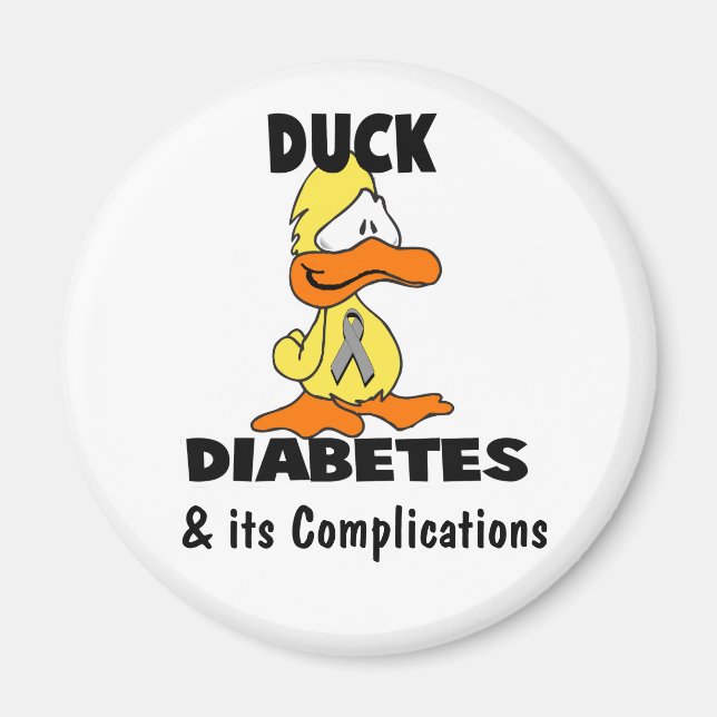 Duck Diabetes und seine Komplikationen Magnet (Vorne)