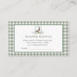 Duck DIaper Raffle Visitenkarte